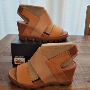 SOREL Joanie II Slingback Wedge Sandals sz 6